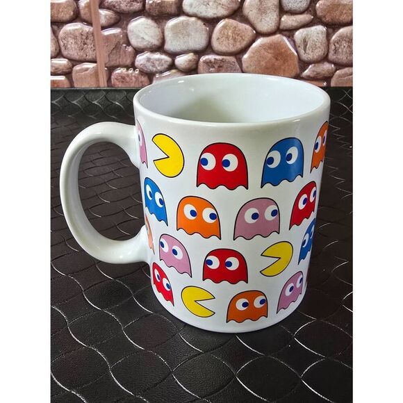 Vintage Pac-Man Coffee Mug Cup Bandai Namco - Picture 3 of 8